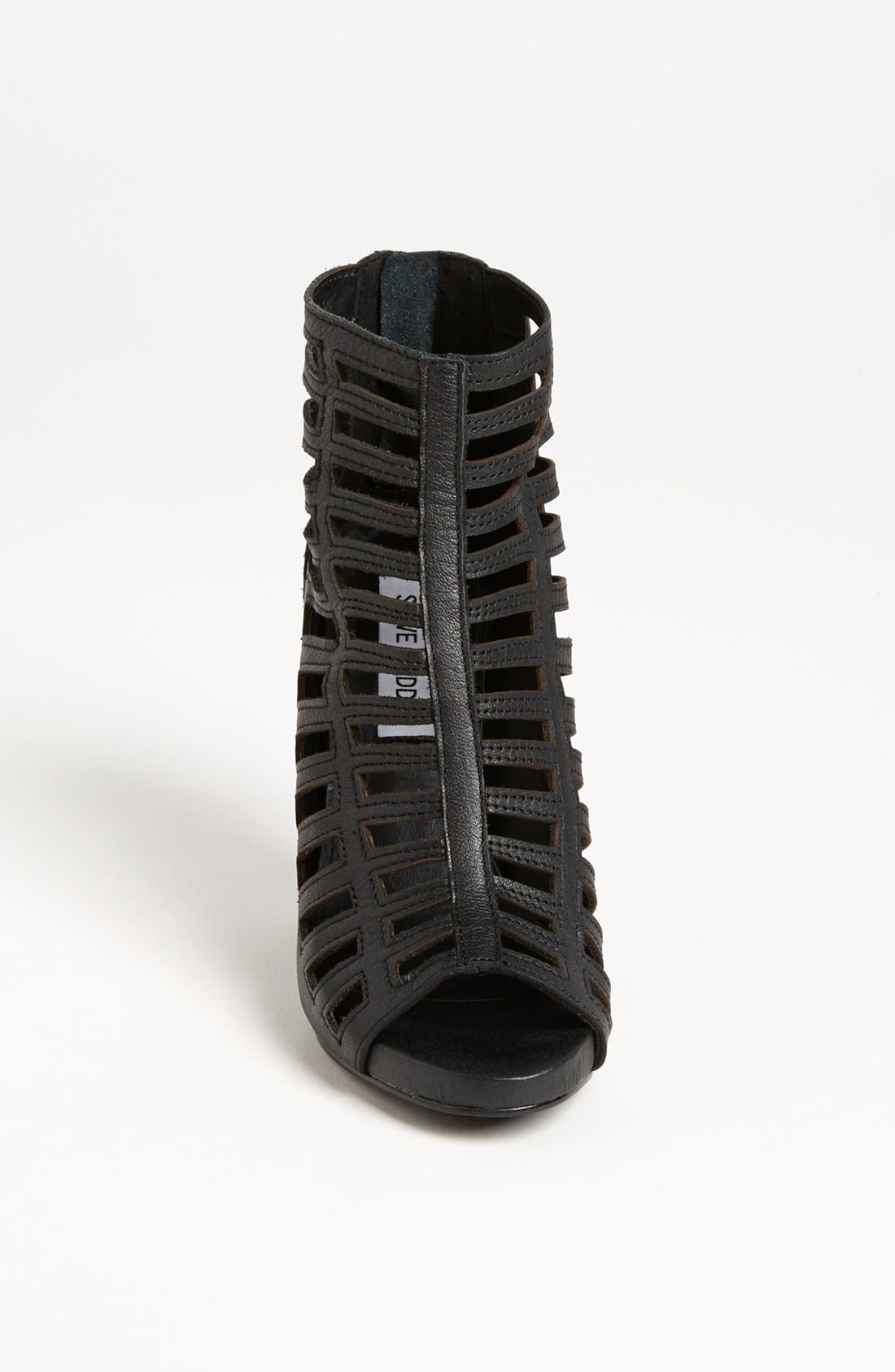 'Alexxia' Bootie, Alternate, color, BLACK LEATHER