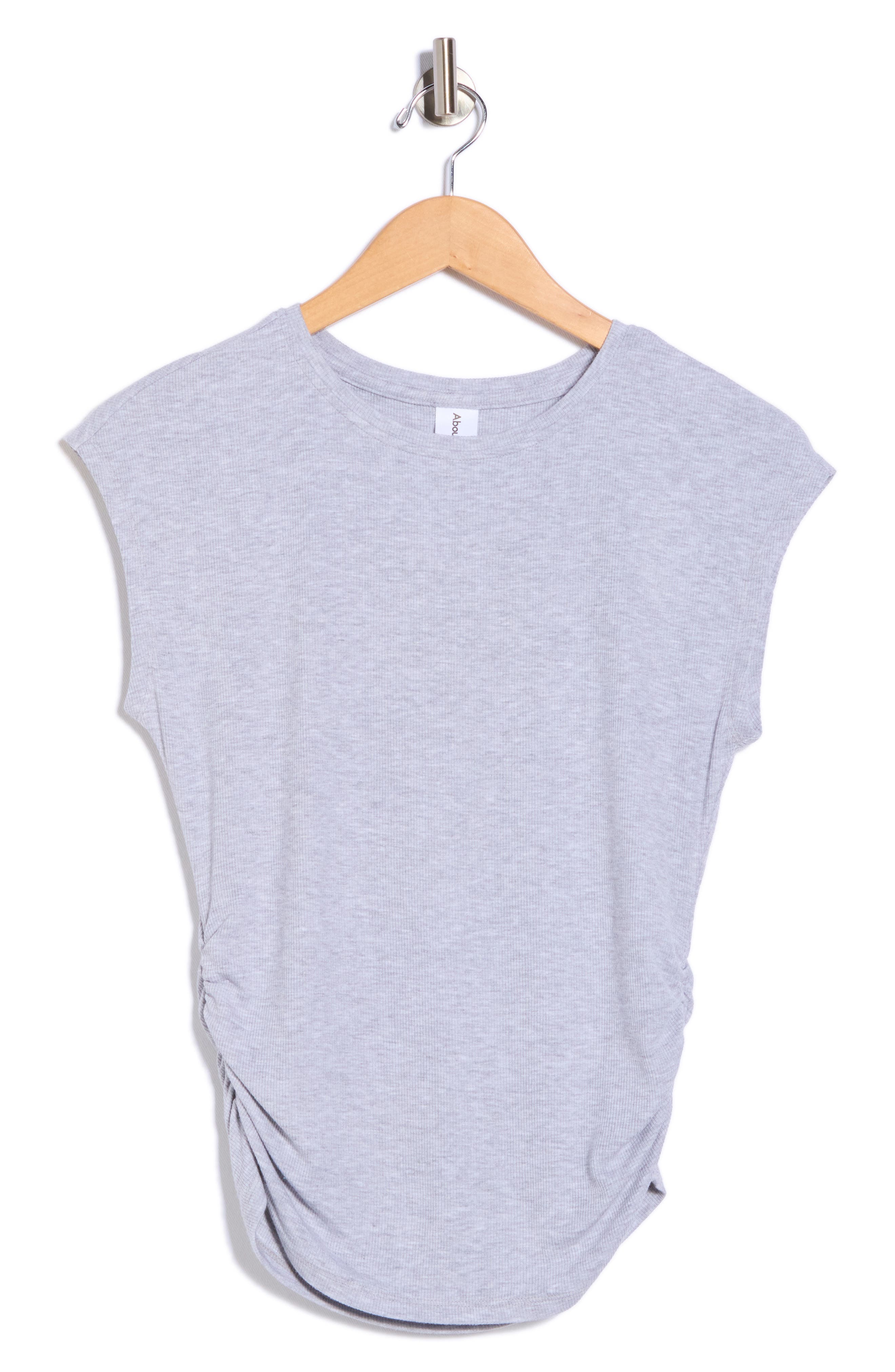 Cap Sleeve Scrunch Rib Top (Women) | Nordstromrack