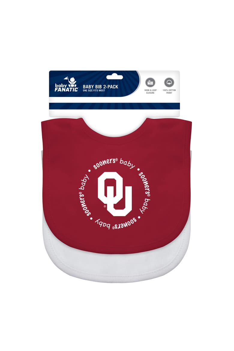 Oklahoma Sooners - Baby Bibs 2-Pack, Alternate, color, Red