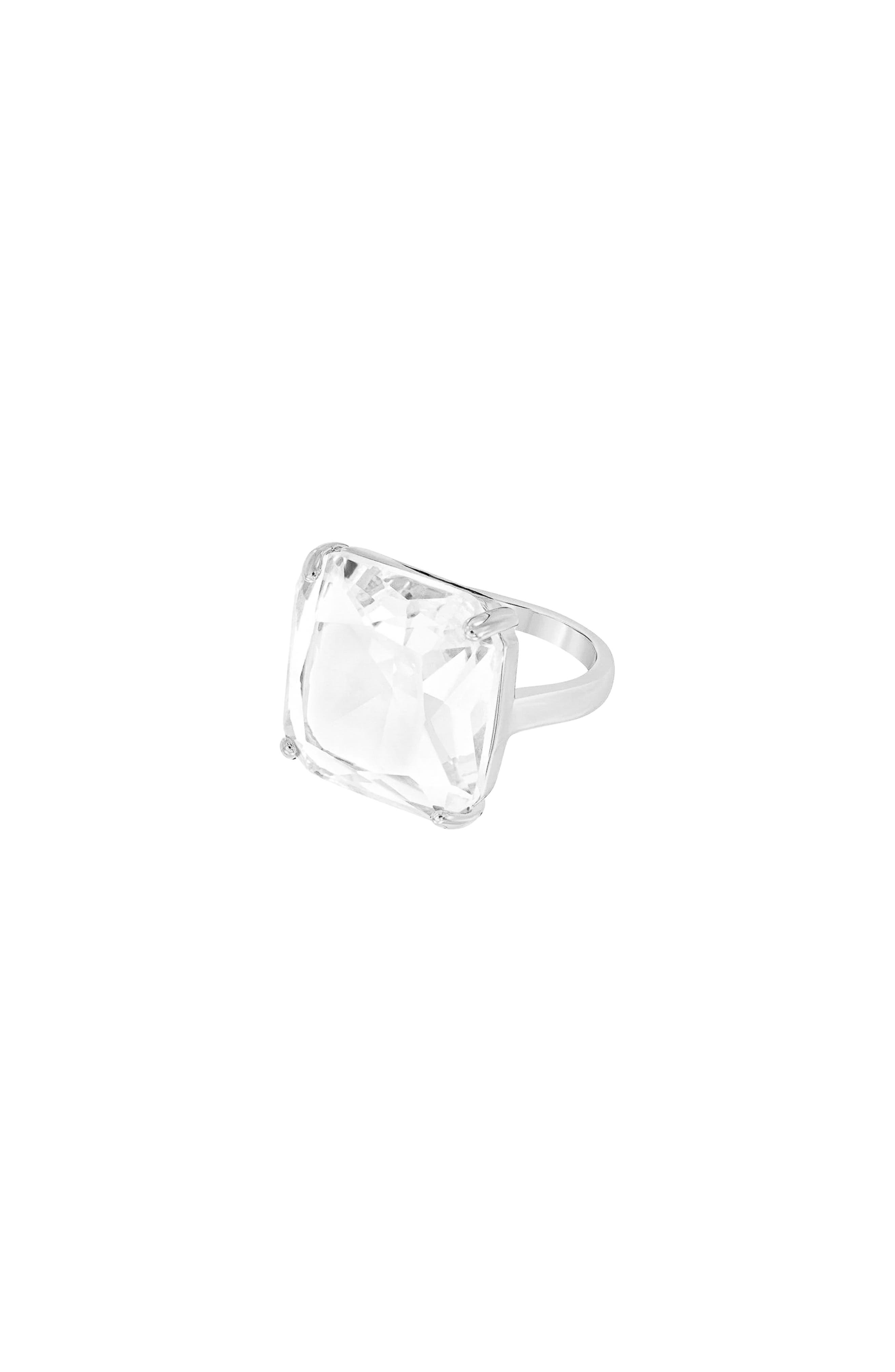 selected Silver Crystal - Size 7