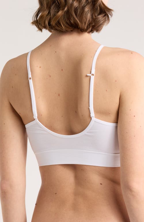 Nordstrom Rack Assorted 3-pack Everyday Bralettes In White Multi