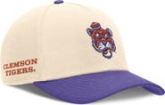 Nike Men's Nike Natural/Purple Clemson Tigers Academic Rise Dri-FIT Adjustable Hat