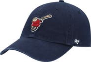 '47 Men's '47 Navy San Diego Padres Logo Cooperstown Collection Clean Up Adjustable Hat