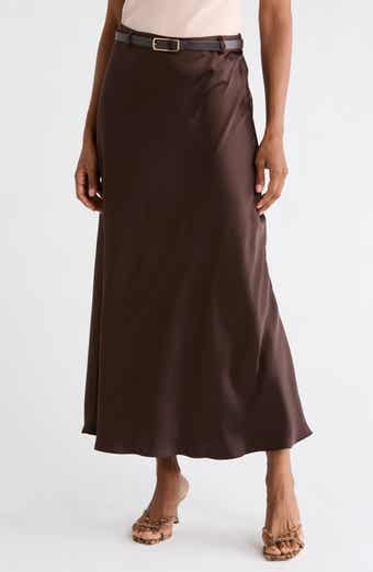 Belted Maxi Skirt