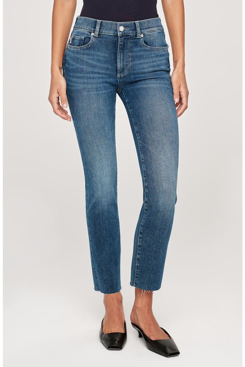 Mara Straight Instasculpt™ Mid Rise Jeans, Main, color, CHANCERY - PERFORMANCE