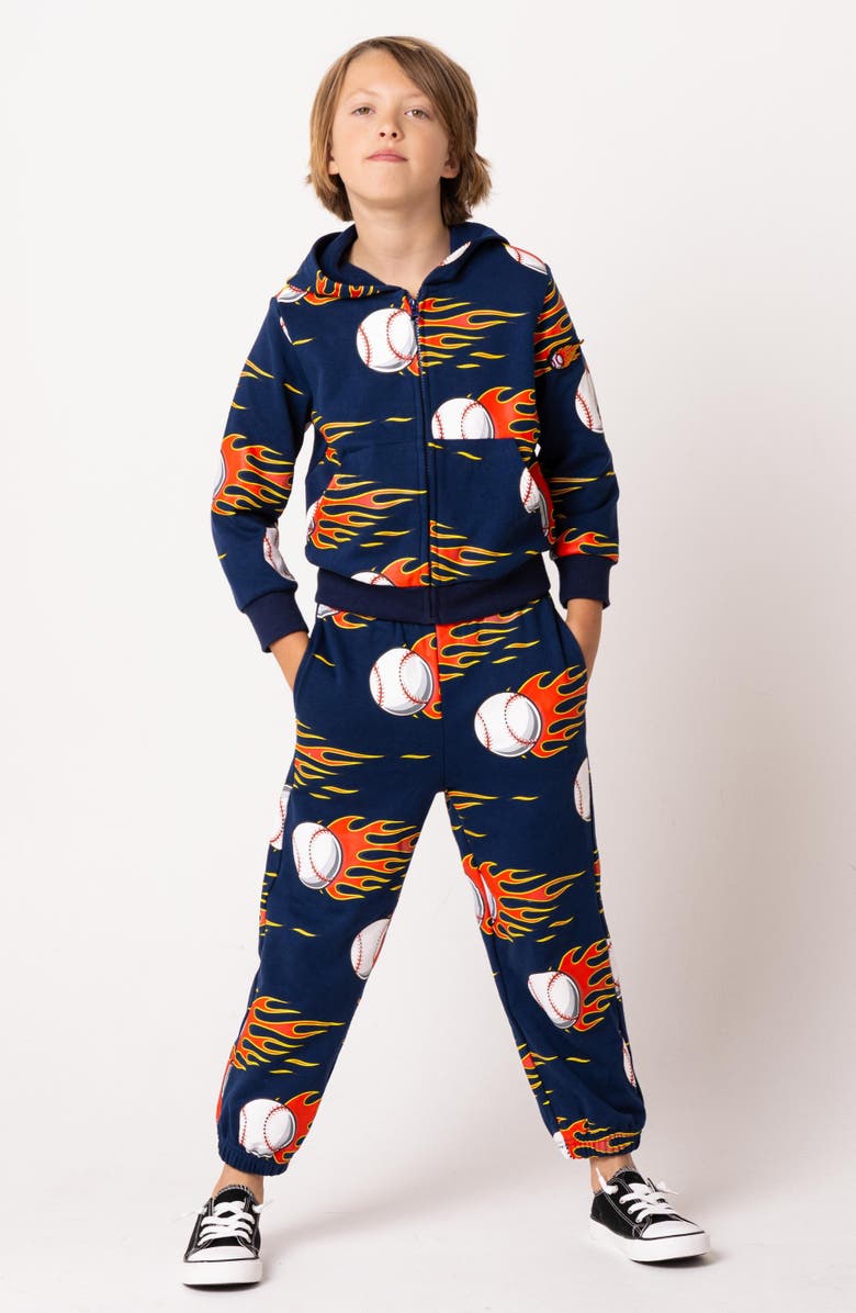 CALONIE Kids' Max Rain Water Repellent Reversible Windbreaker, Alternate, color, Blue