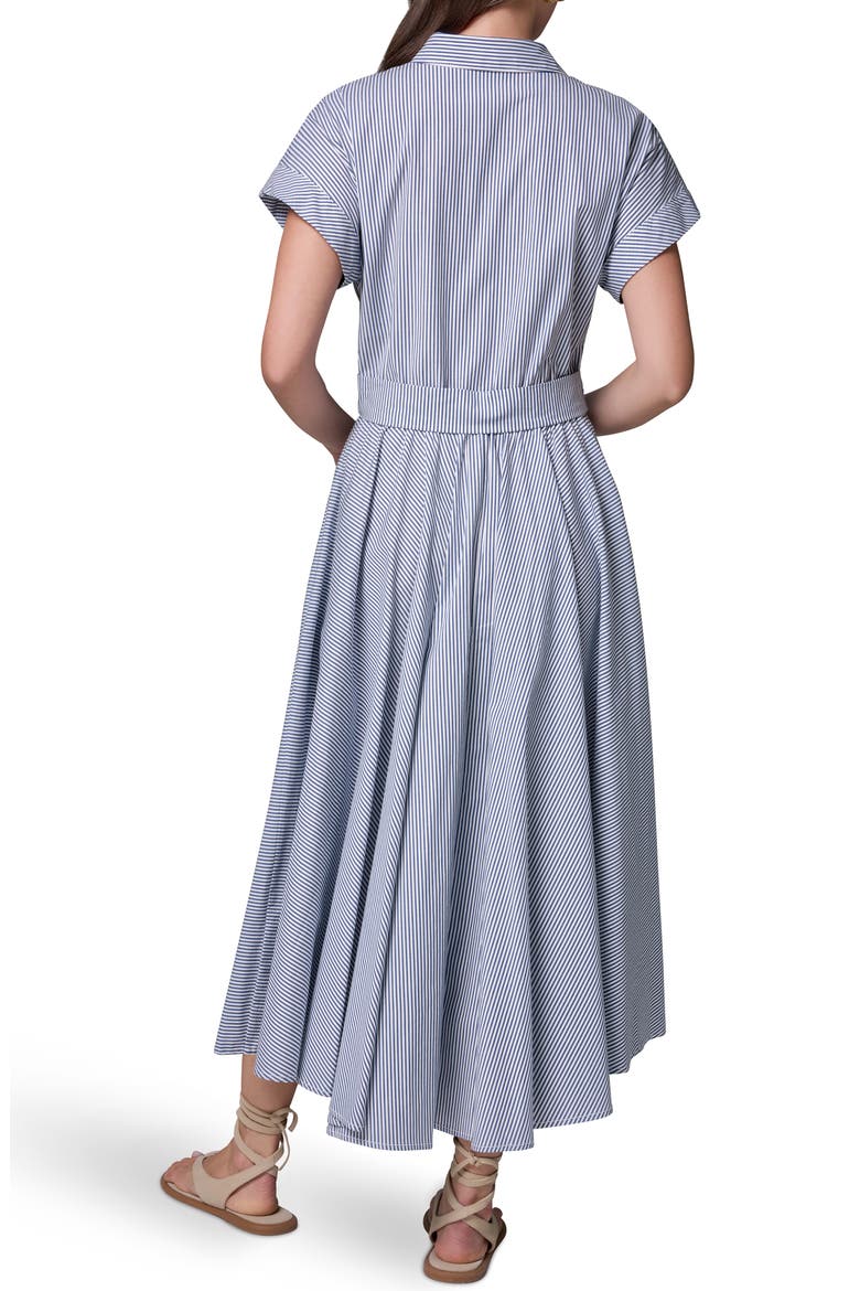 Stripe Midi Shirtdress, Alternate, color, NIGHTFLL/ C