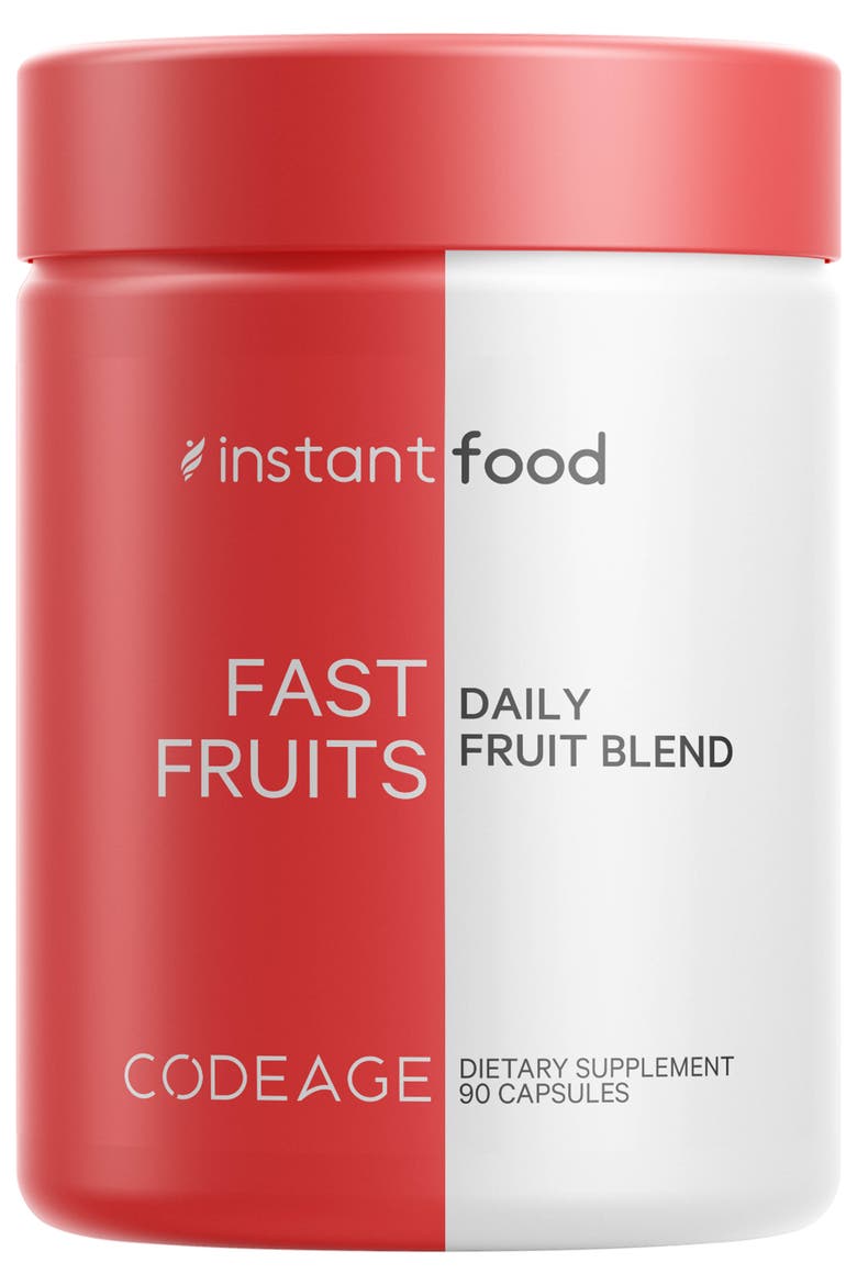 Instantfood Fast Fruits Daily Vitamins Supplement, Main, color, White