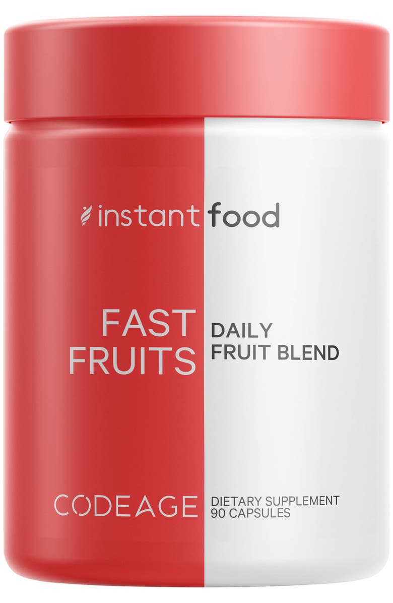 Codeage Instantfood Fast Fruits Daily Vitamins Supplement, Main, color, White