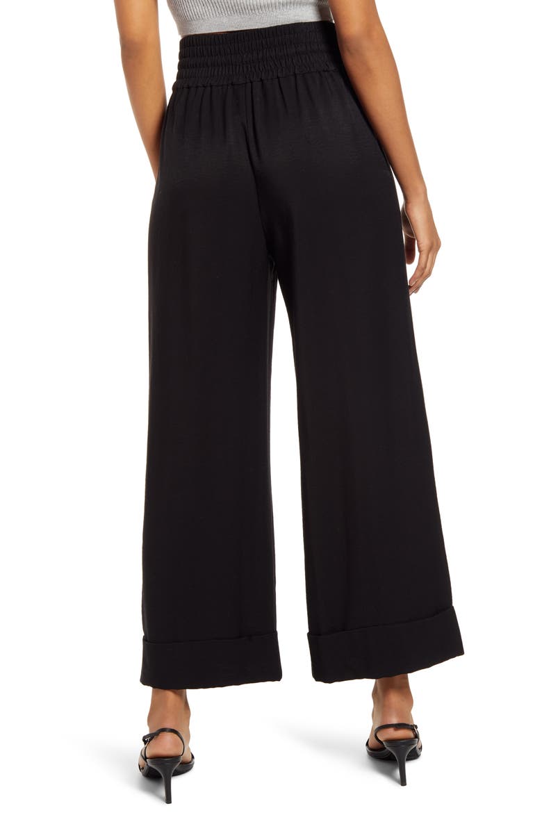 Open Edit Wide Leg Pants, Alternate, color, 