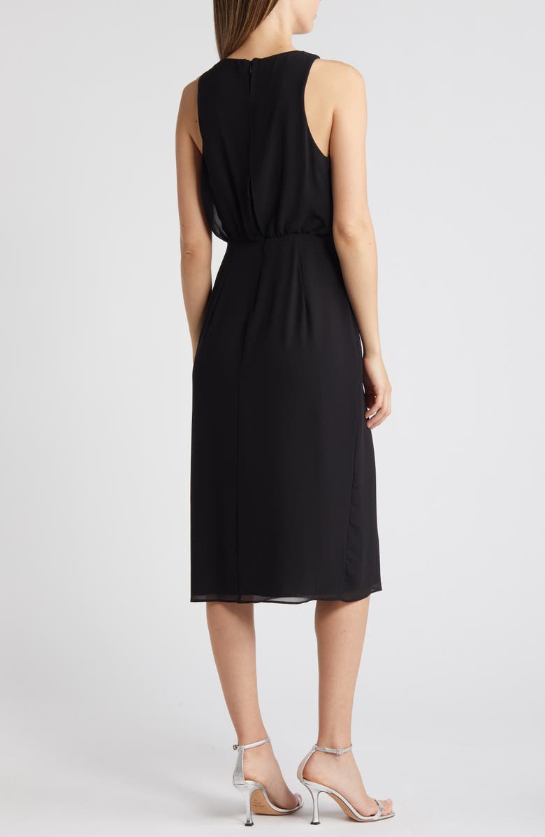 Sam Edelman Blouson Bodice Midi Dress, Alternate, color, 