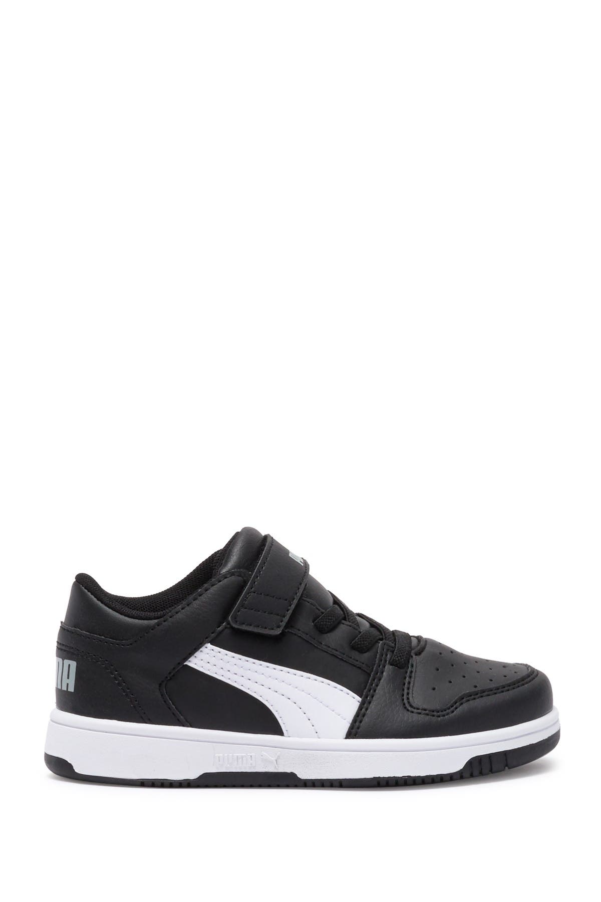 PUMA Rebound Layup Lo Sneaker, Alternate, color, Black