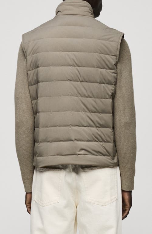 MANGO MANGO QUILTED DOWN VEST