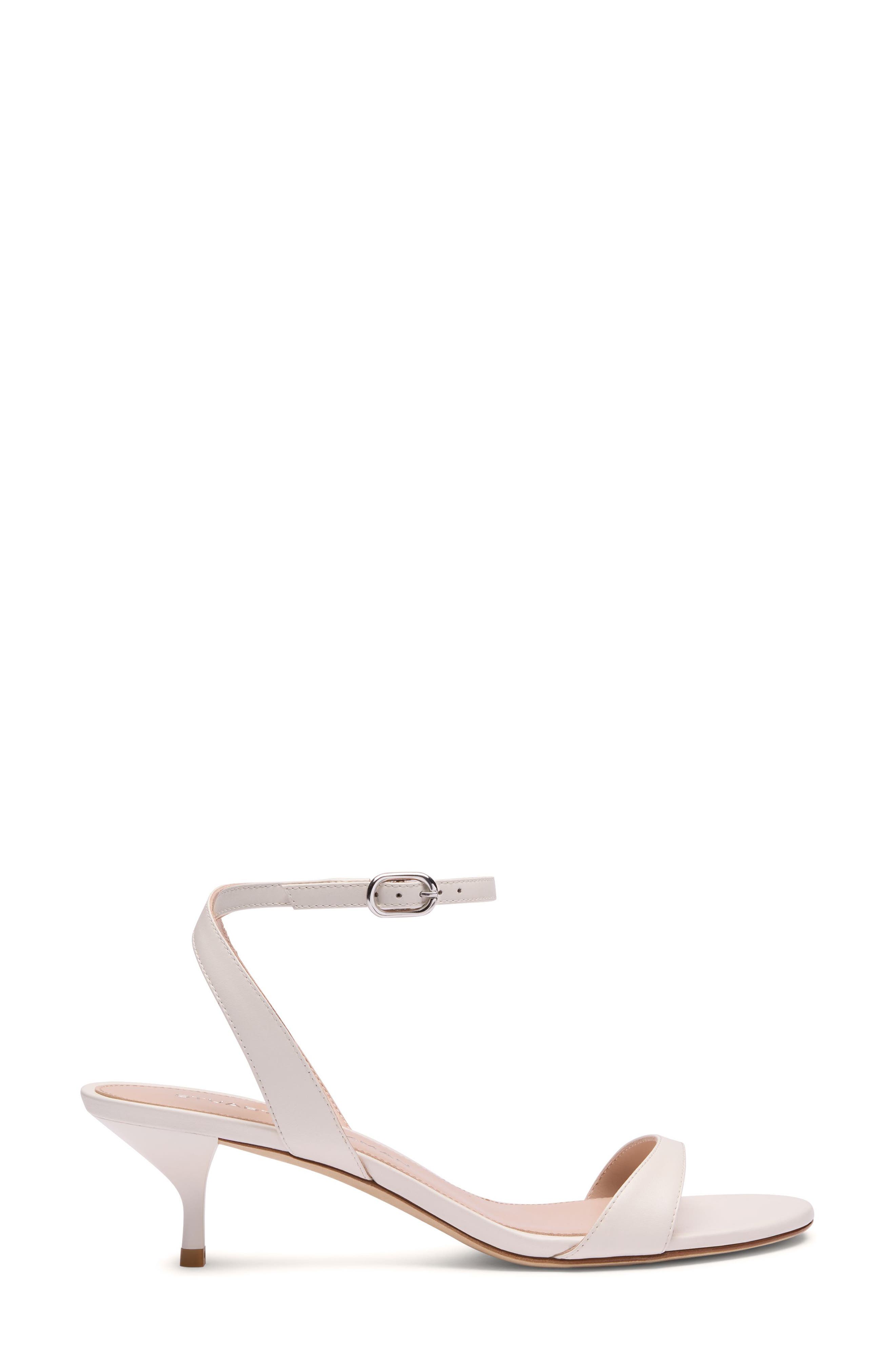 Kellie Ankle Strap Sandal, Alternate, color, CREAM