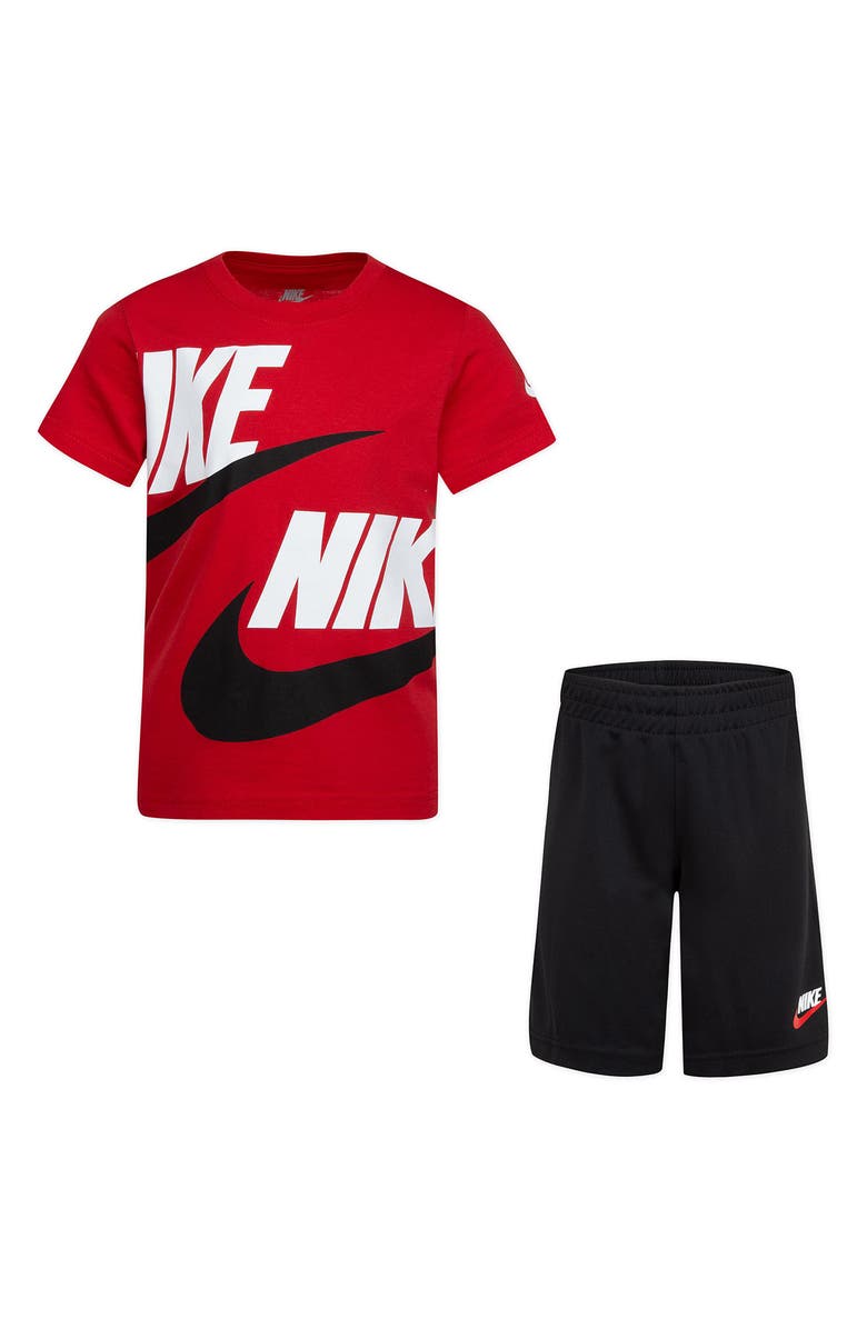 Nike Kids' Futura Performance Graphic T-Shirt & Shorts Set, Main, color, 