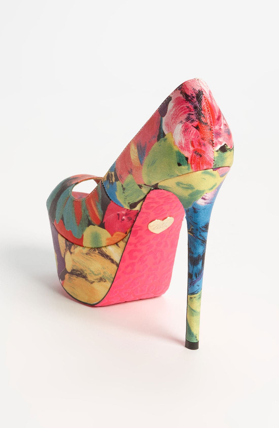 'Bridgitt' Pump, Alternate, color, FLORAL MULTI