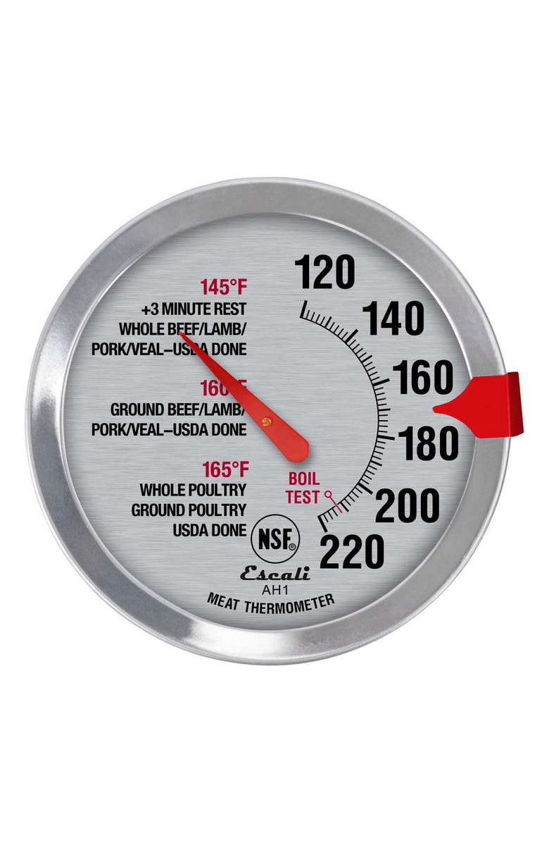 ESCALI Oven Safe Meat Thermometer, Alternate, color, Metallic Silver