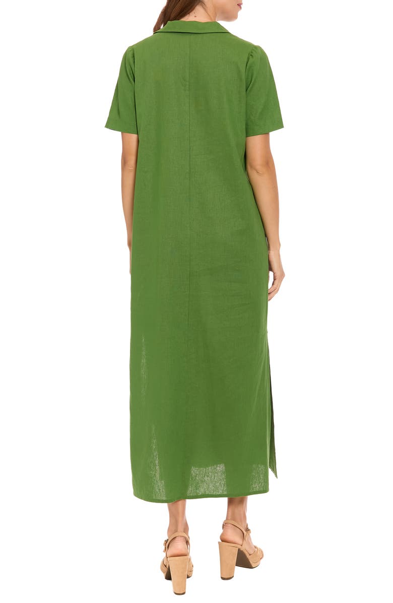 London Times V-Neck Maxi Dress, Alternate, color, 