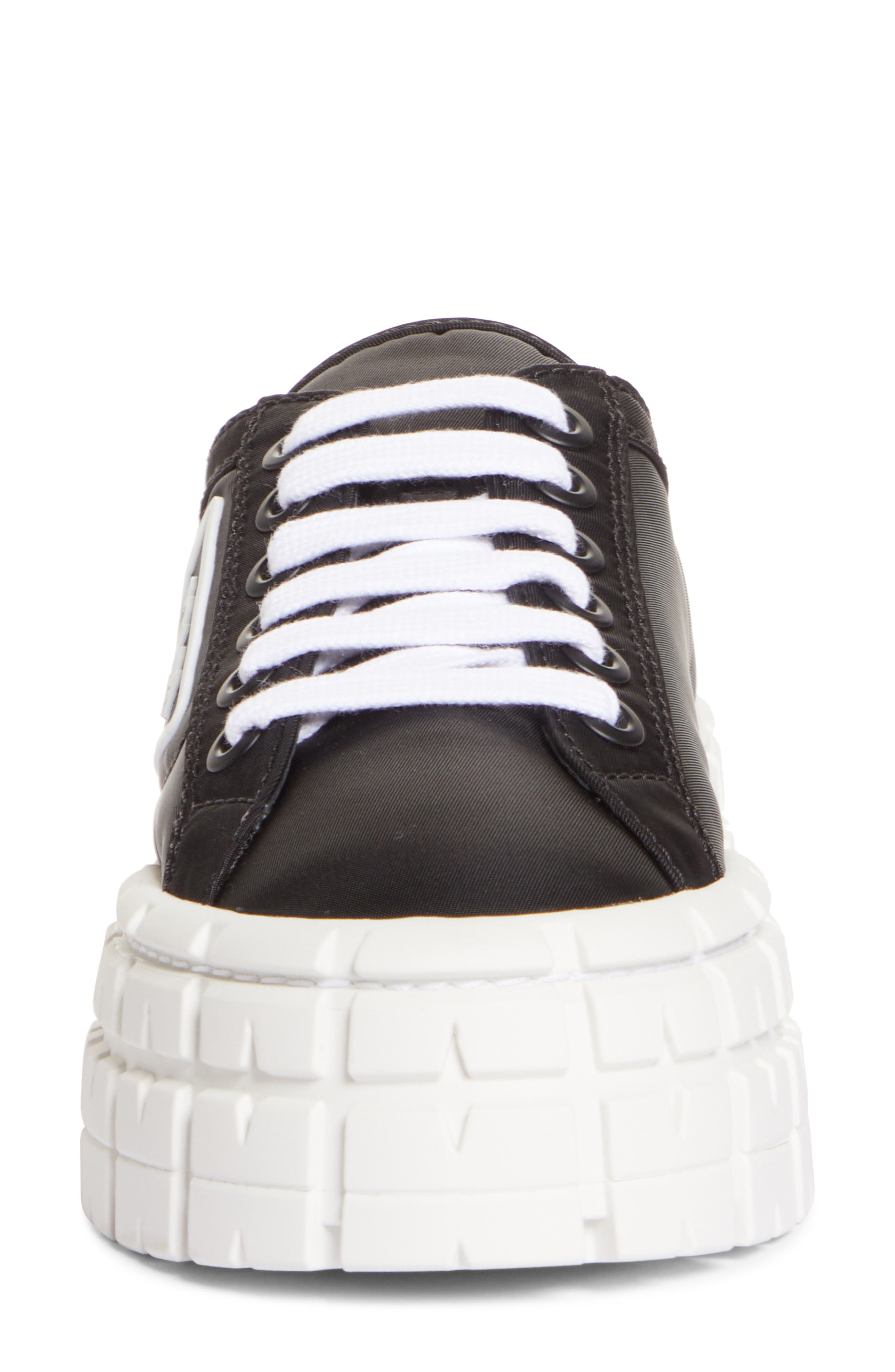 Double Wheel Platform Sneaker, Alternate, color, NERO