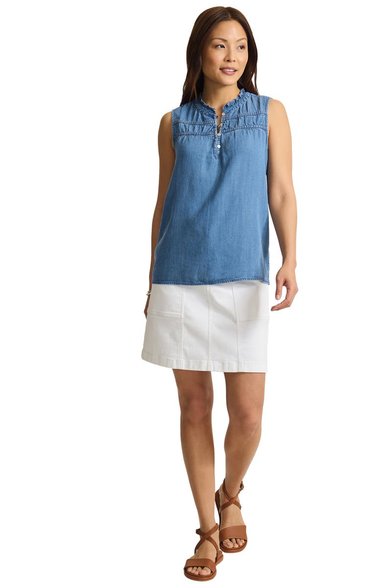 Tommy Bahama Chambray O Lei Sleeveless Top, Alternate, color,
