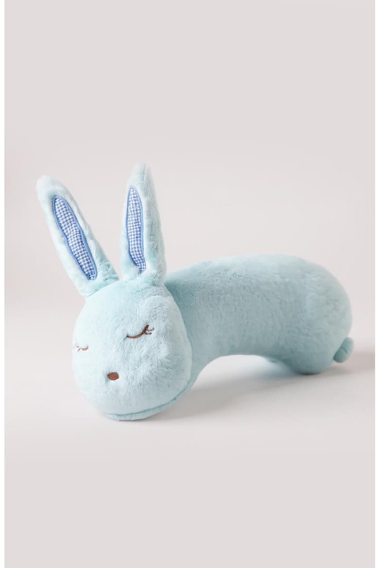 Kids' Rabbit Sleeping Neck Pillow, Alternate, color, BLUE