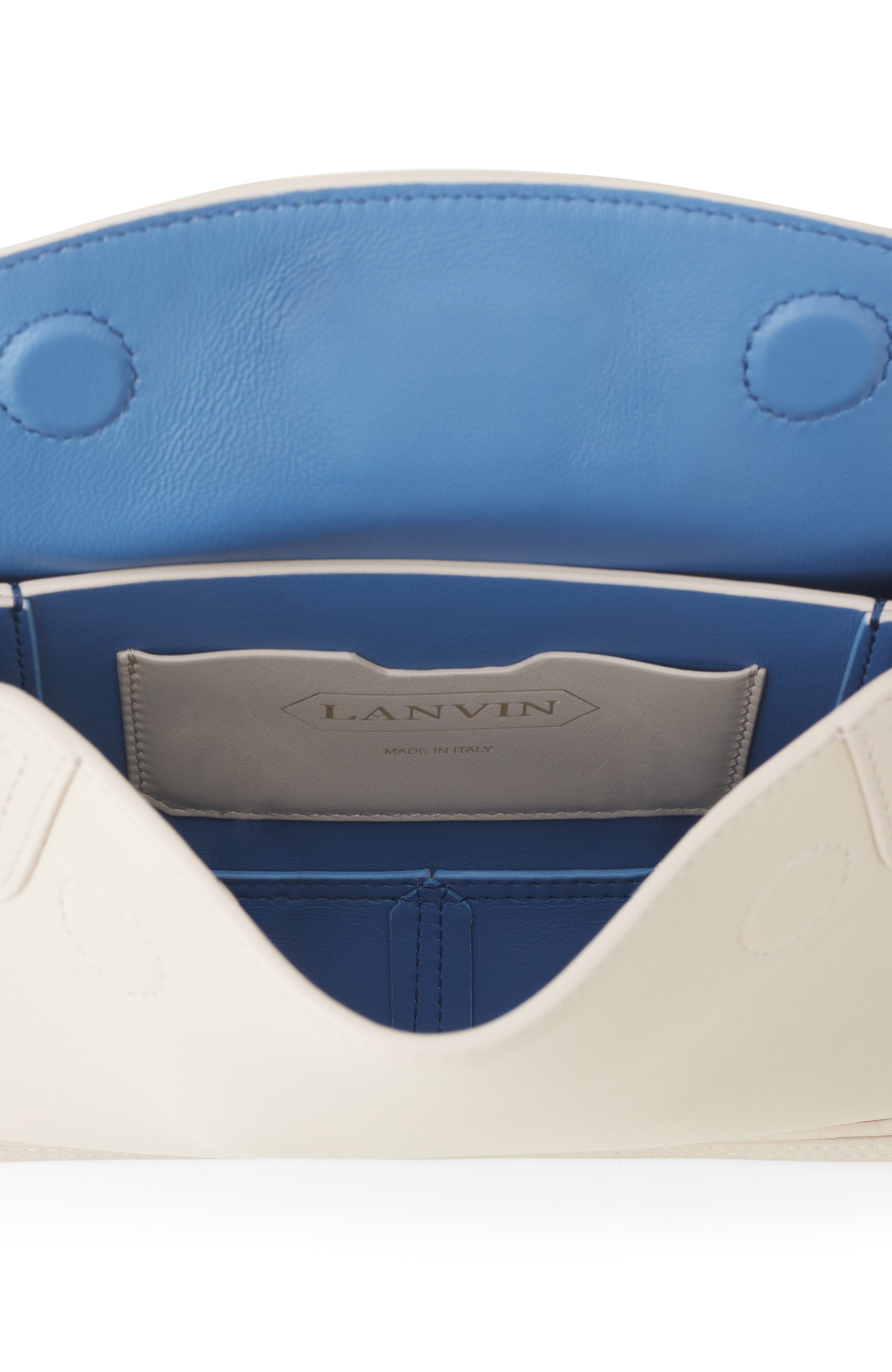 Lanvin Compagnon 16 Leather Bag, Alternate, color, Plaster