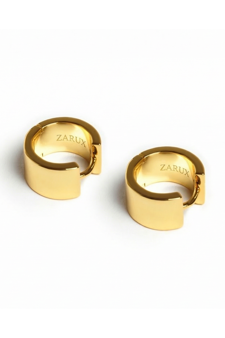 Aurelle Mini Hoop Earrings, Alternate, color, Yellow Gold