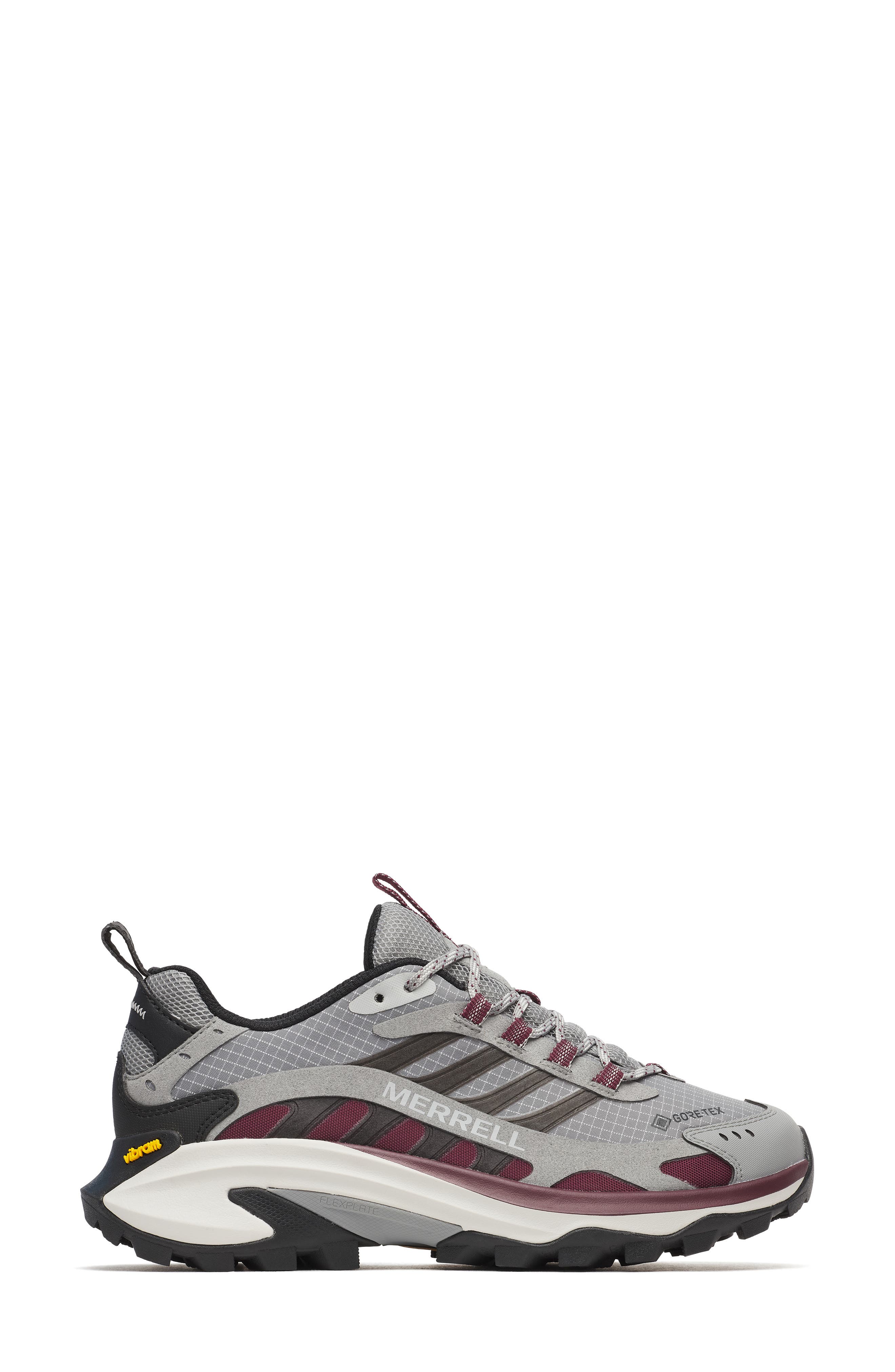 Moab Speed 2 GTX Hiking Shoe, Alternate, color, CEMENT/ CHERRY