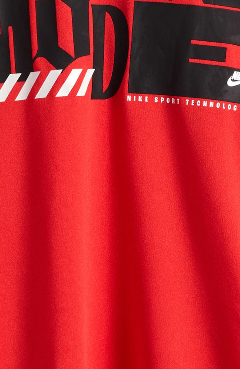 Nike Kids' Goat Mode Dri-FIT Graphic T-Shirt, Alternate, color, Light Crimson