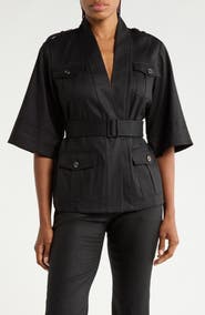 Diane von Furstenberg Shelby Linen Blend Jacket