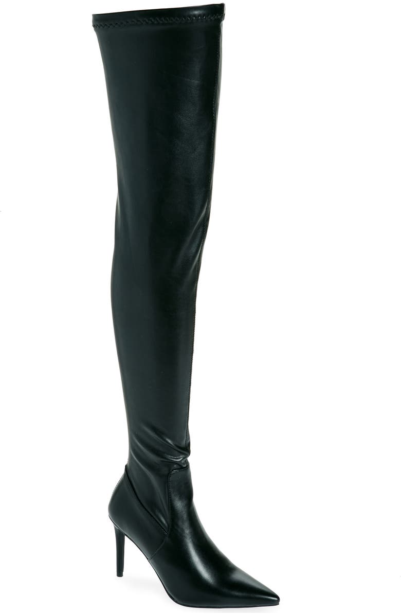 AZALEA WANG Diantha Thigh High Boot, Main, color,