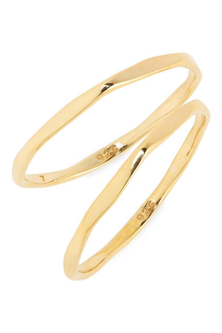 Delicate Collection Demi-Fine Skinny Ring Set, Main, color, VERMEIL