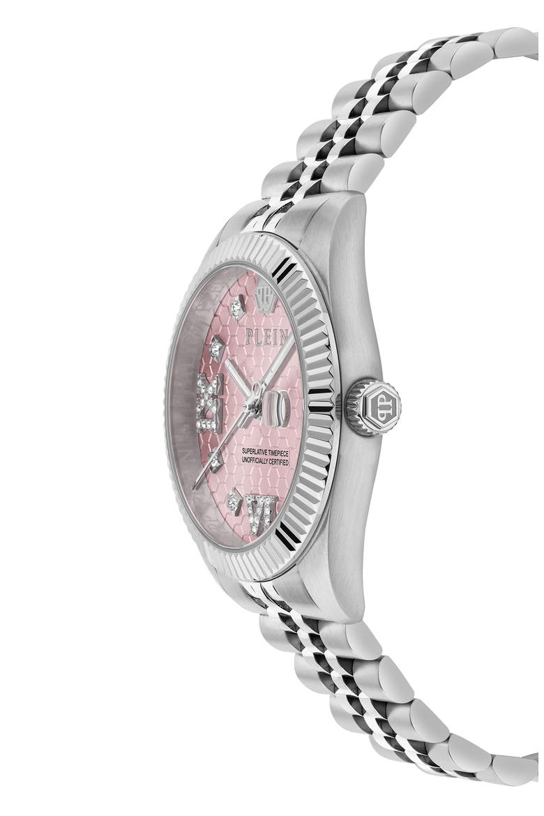 Date Superlative Bracelet Watch, 34mm, Alternate, color, STAINLESS STEEL
