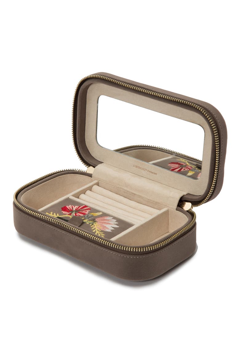 Zoe Rectangle Zip Case, Alternate, color, MINK