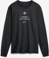 Nike Men's Nike Black Georgia Bulldogs 2026 Sideline Dri-FIT Long Sleeve T-Shirt