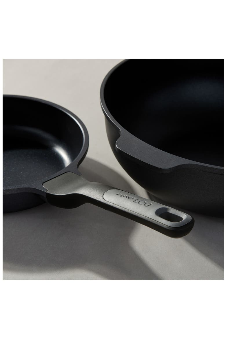 Leo Stone 2-Piece Cookware Set, Alternate, color, BLACK