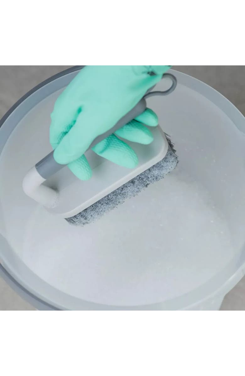 OU All Purpose Heavy Duty Ergonomic Scrub Brush, Alternate, color, White