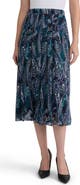 KASPER Print Midi Skirt