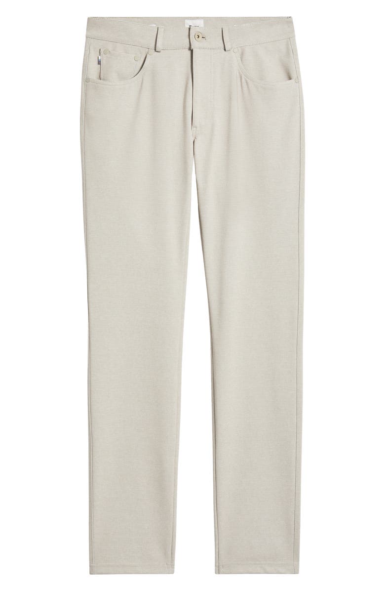 Brax Chuck Hi-Flex Modern Fit Houndstooth Five-Pocket Pants, Alternate, color, Beach