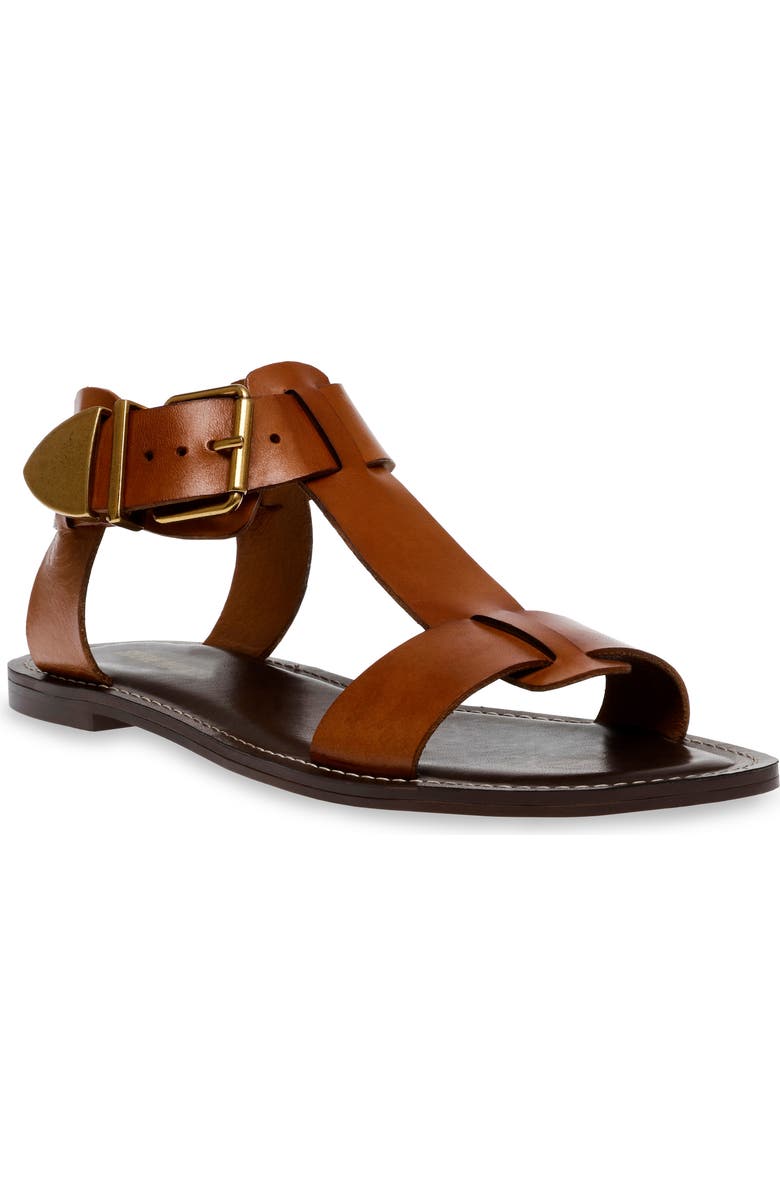 Steve Madden Brazinn Gladiator Sandal, Main, color, Tan Leathe