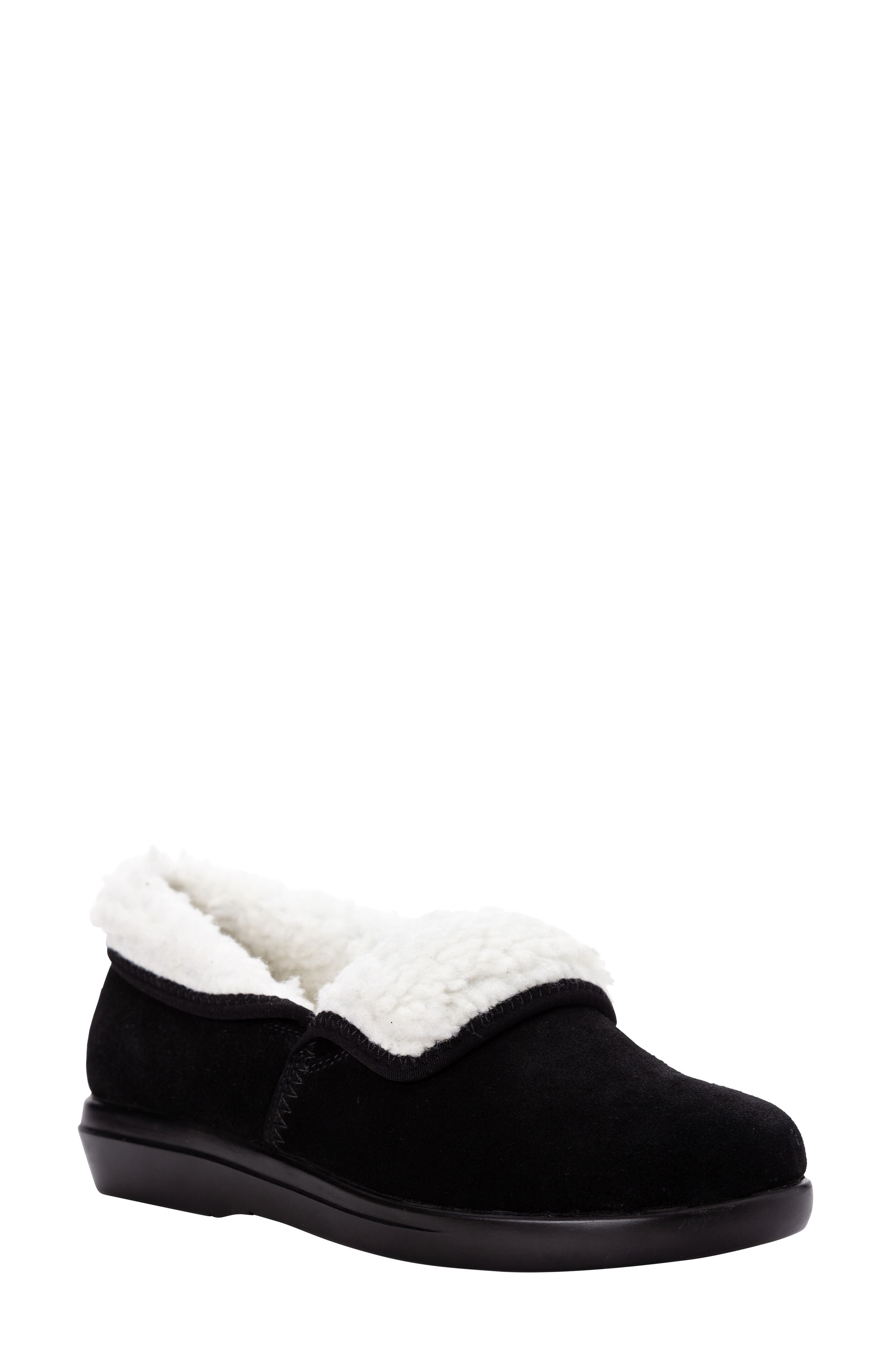 Propét Faux Fur Colbie Slipper, Main, color, 
