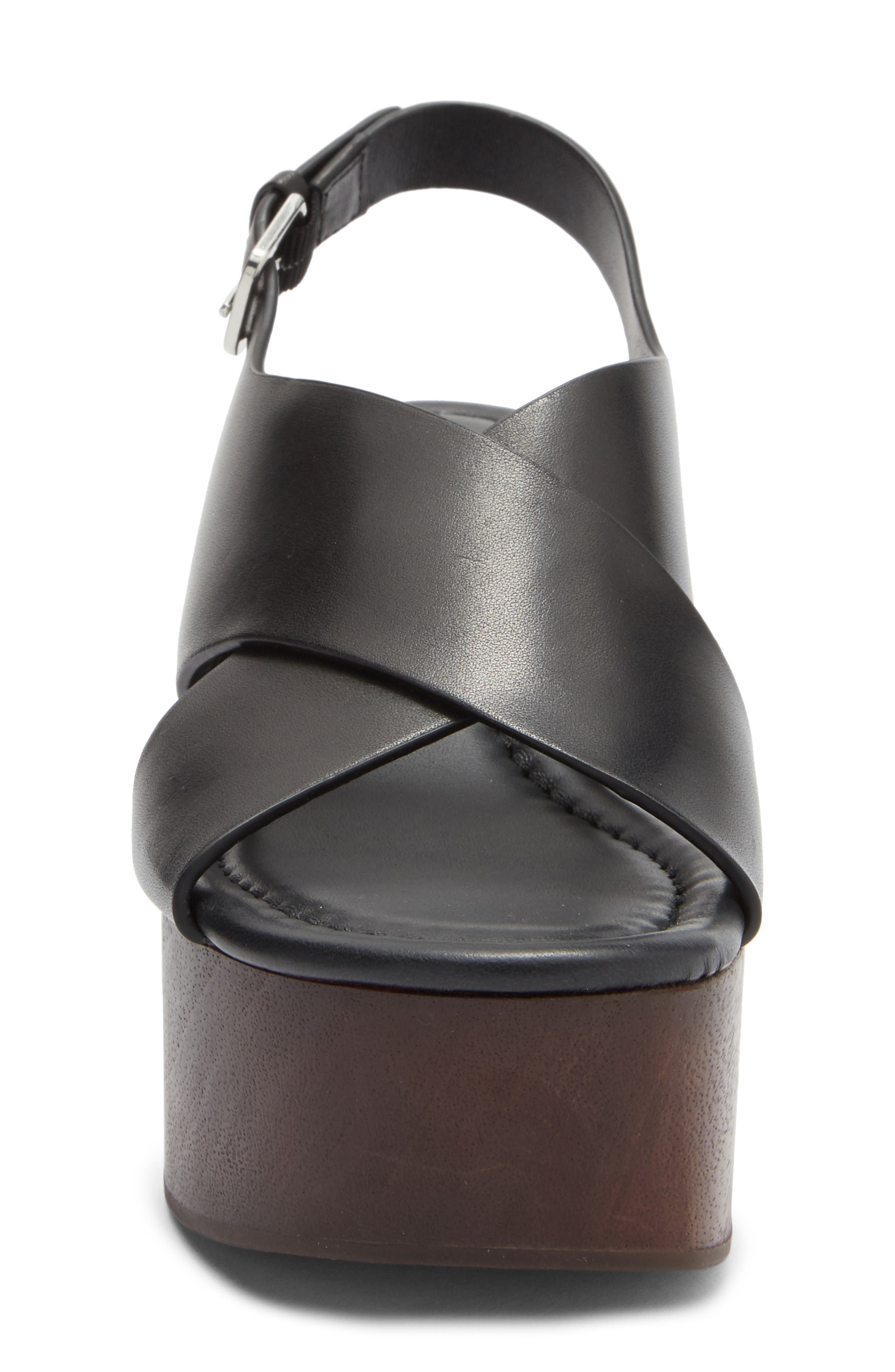 PAIGE Reid Slingback Platform Sandal, Alternate, color, Black