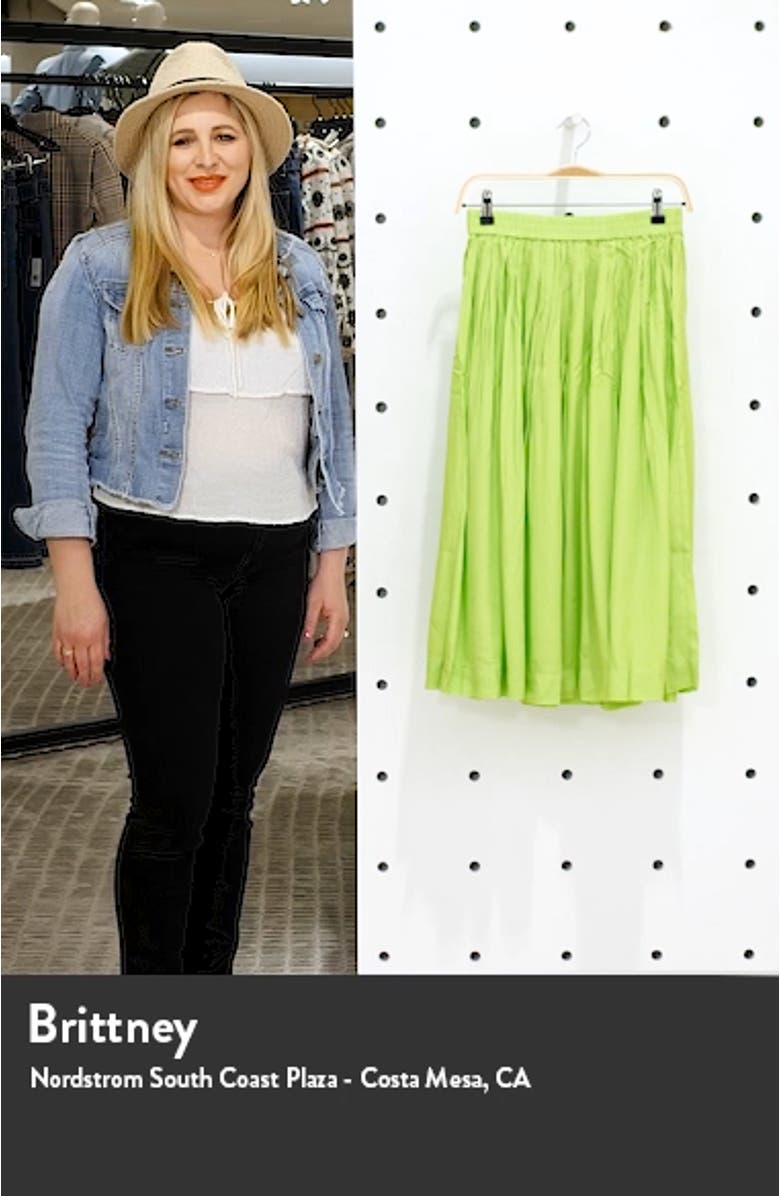 Untethered Long Sleeve Midi Skirt, sales video thumbnail