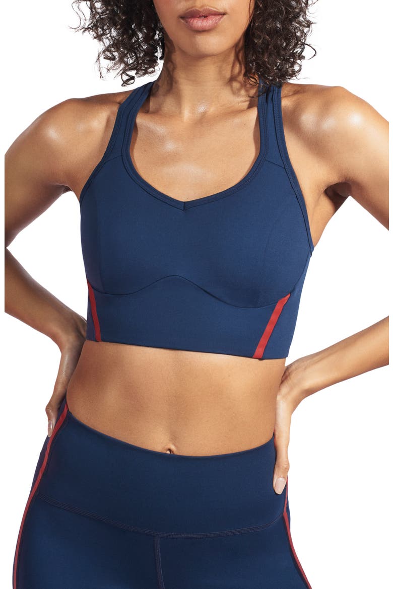 Gravity Sports Bra, Main, color, DARK POSEIDON