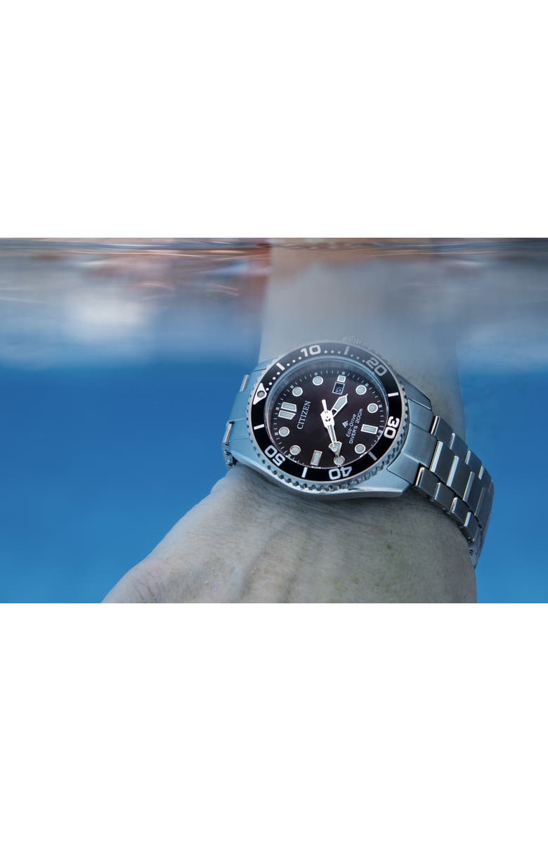 Citizen Promaster Dive Eco-Drive Bracelet Watch, 41mm, Alternate, color, Silver-Tone