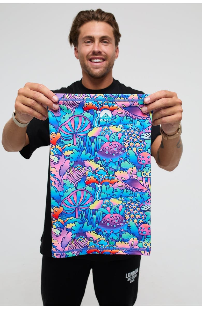 OOSC Neckwarmer - How High??, Alternate, color, Colorful With Vibrant Patterns