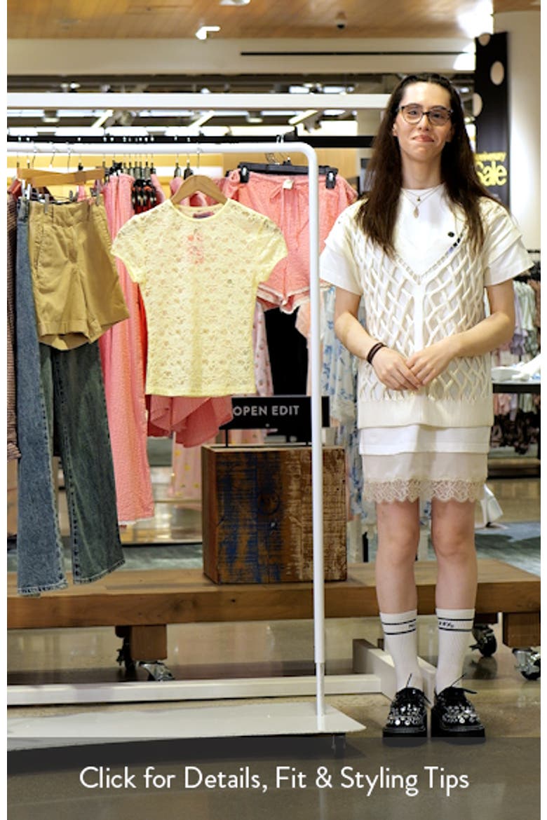 Kaori Sheer Lace T-Shirt video