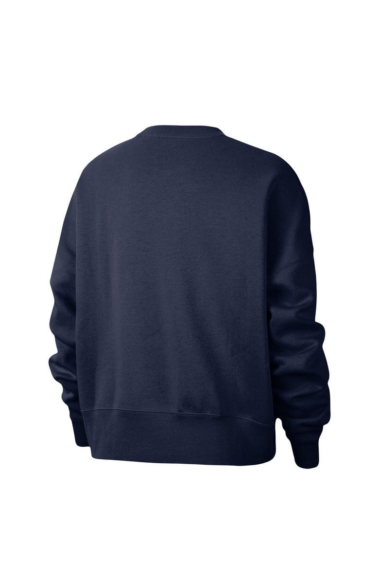 Nike Women's Nike Navy Michigan Wolverines Vault Every Day Fleece Pullover Sweatshirt, Alternate, color, 