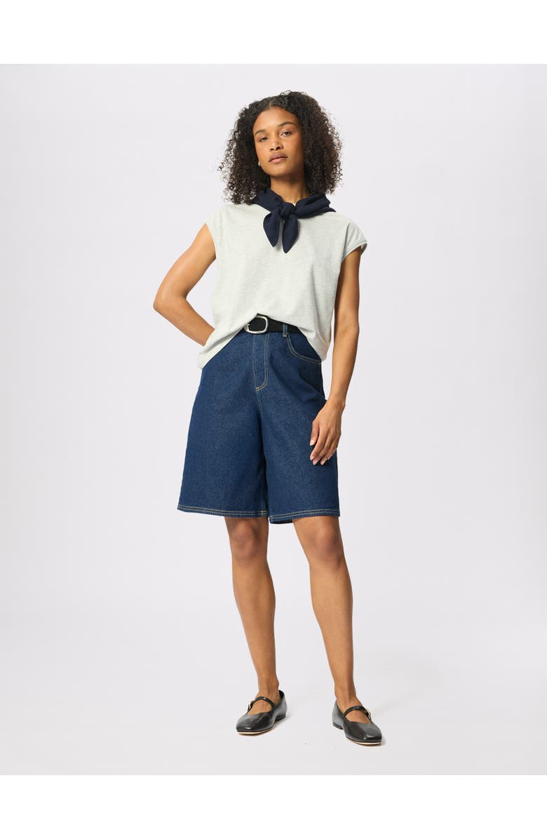 Whistles Cap Sleeve Relaxed Fit T-Shirt, Alternate, color, 