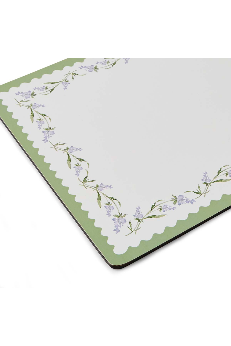 Lavandula Set of 4 Cork Back Placemats, Alternate, color, Multi